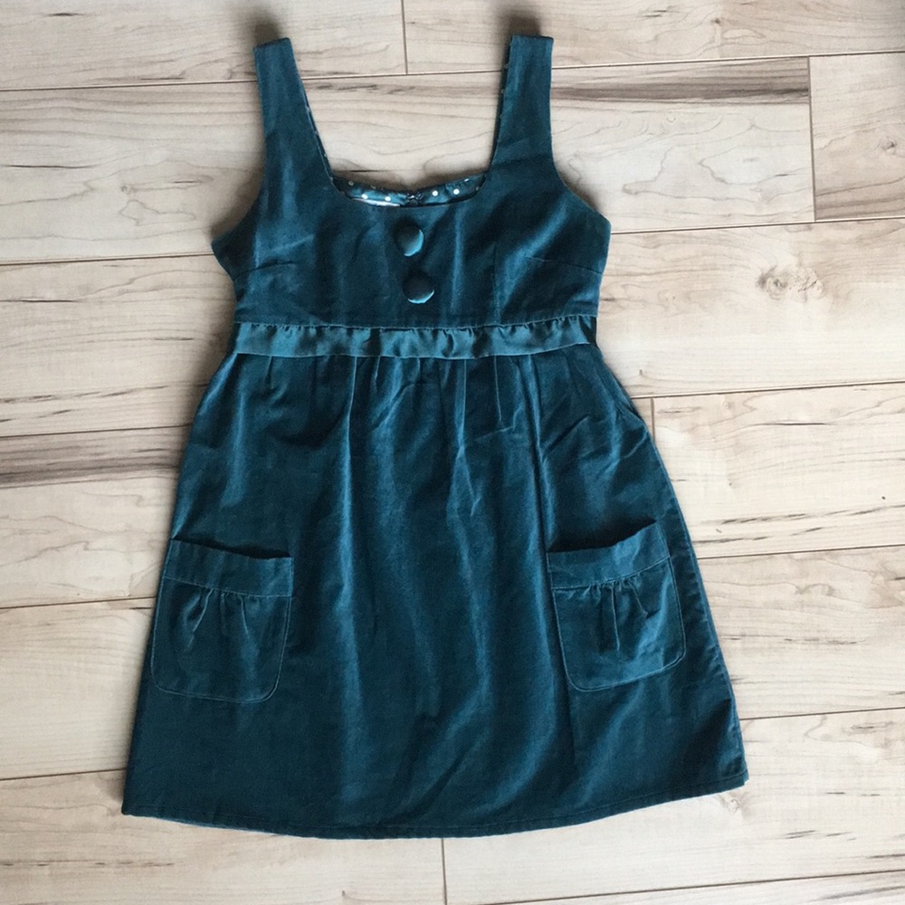 Velvet Pine Dress